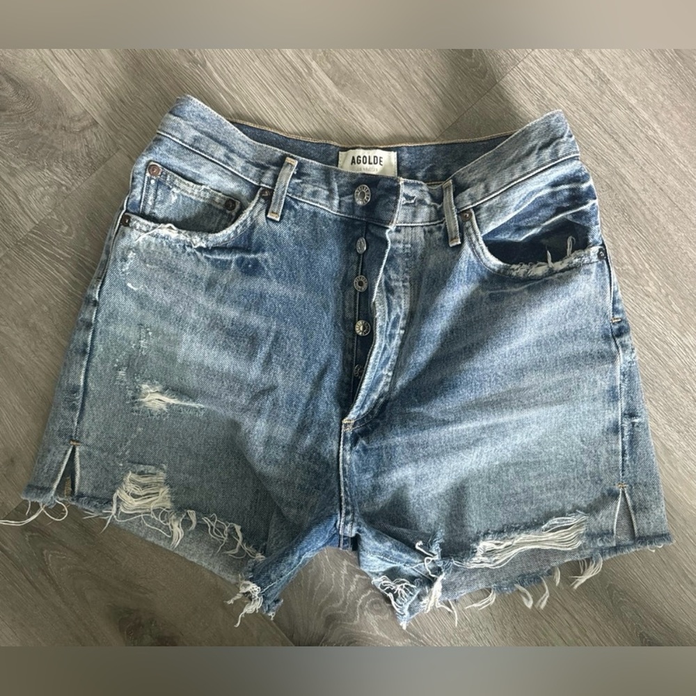 AGOLDE denim shorts